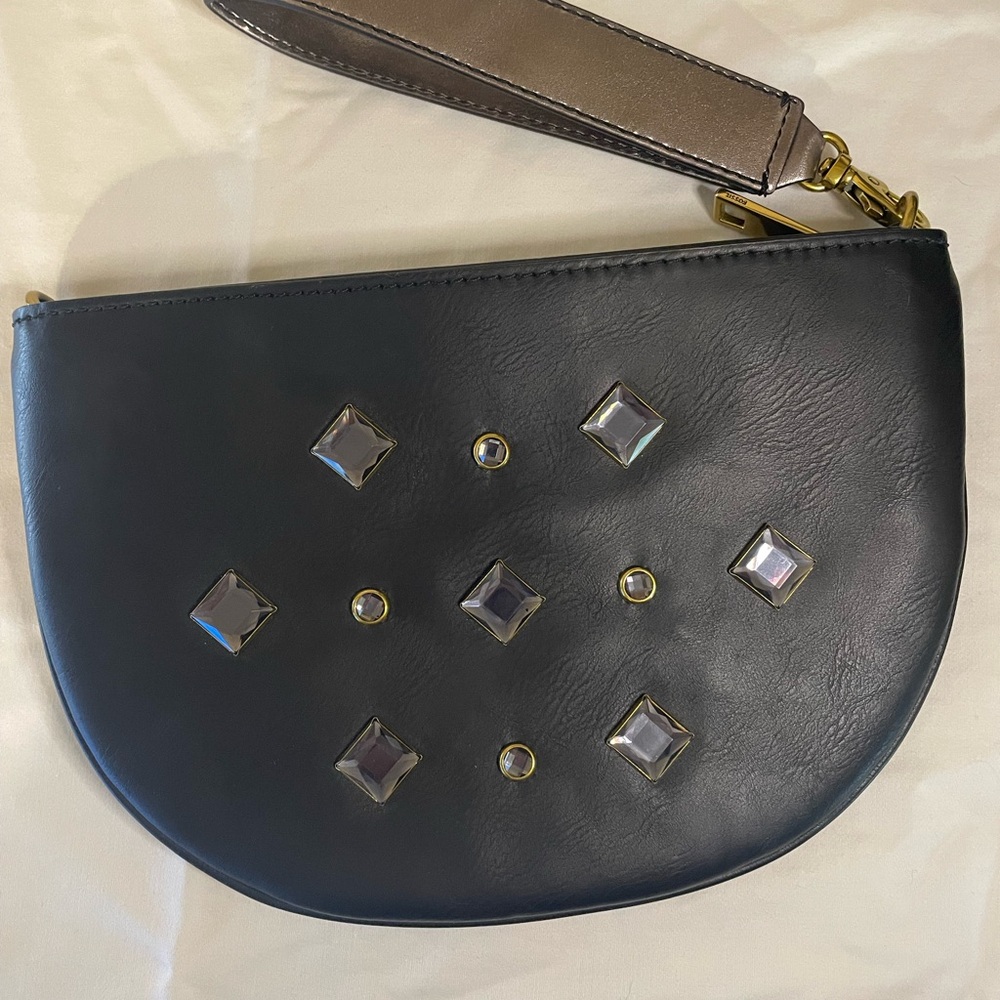 Fossil Maisie clutch, black